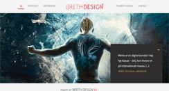 Desktop Screenshot of brethdesign.dk